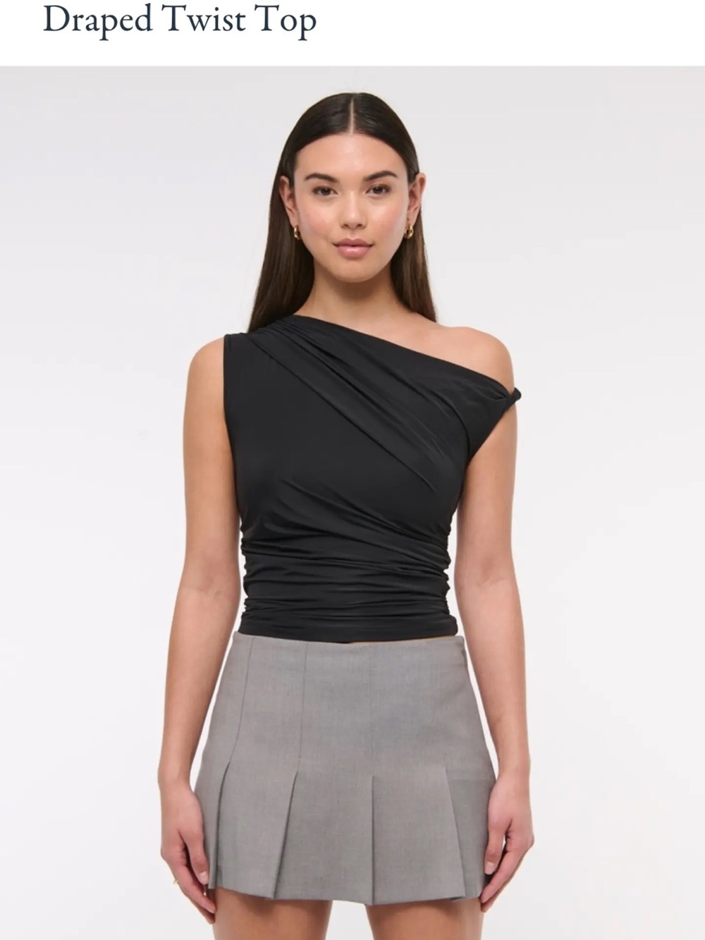 Abercrombie & Fitch Lavender Draped Twist Camisole Top - Picture 2 of 2